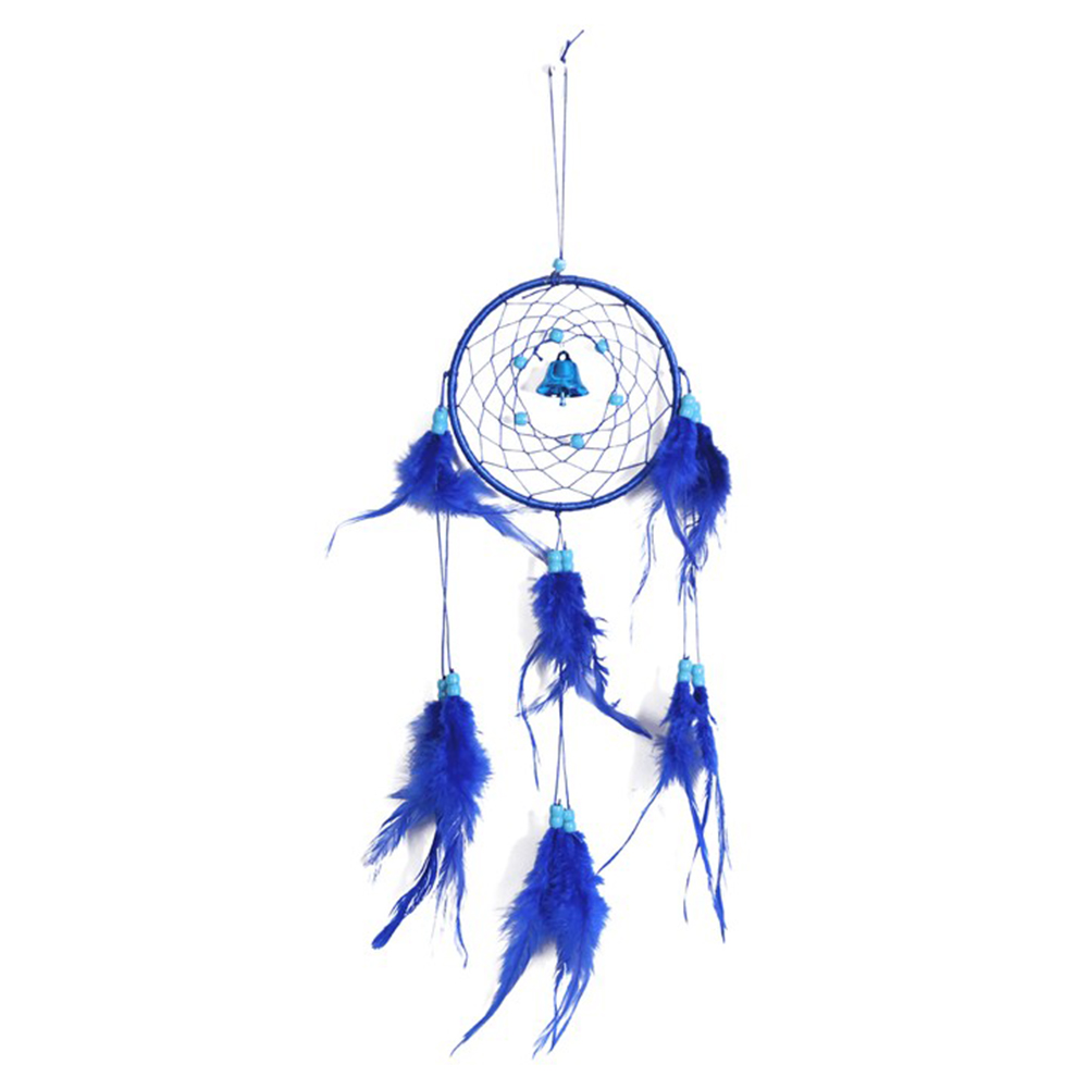 thumbnail image 2 of Atrapasueños Pluma Colgante de pared Decoración Decoración Ornamento Regalo Azul, 2 of 2