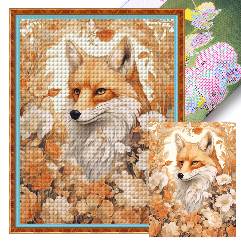 thumbnail image 1 of Kit de punto de cruz Wdftyju zorro 11CT 50x65cm, 1 of 9