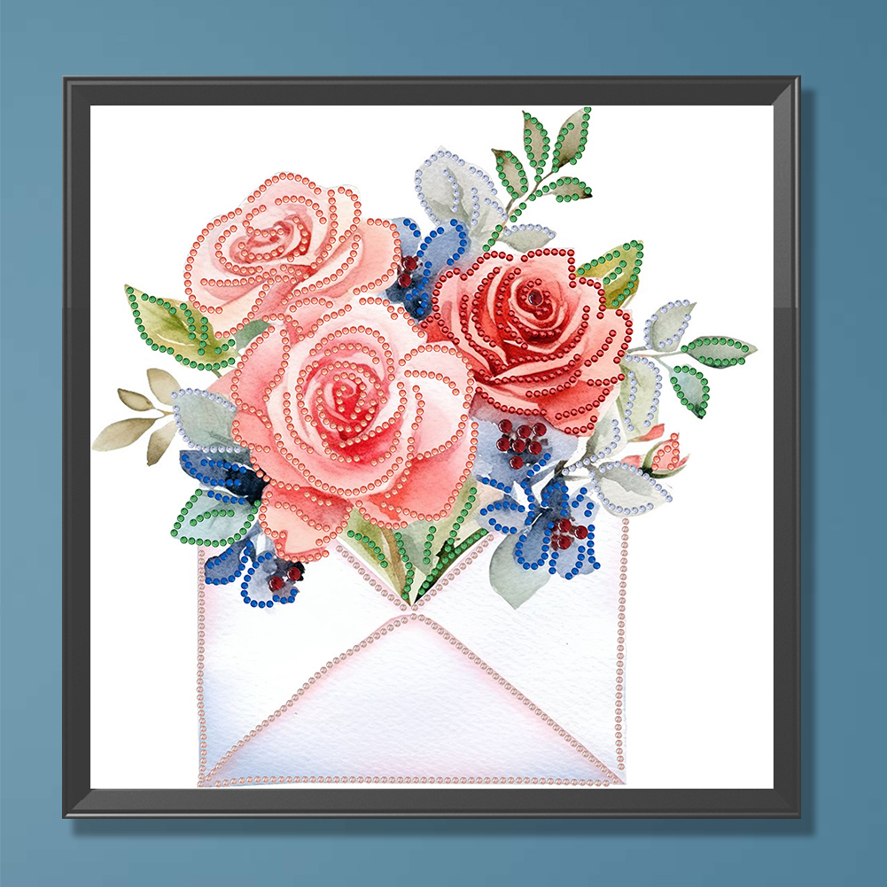 thumbnail image 3 of Pintura de diamante 5D DIY, Kit de sobres de taladro con forma especial parcial, decoración de 30x30cm, 3 of 9