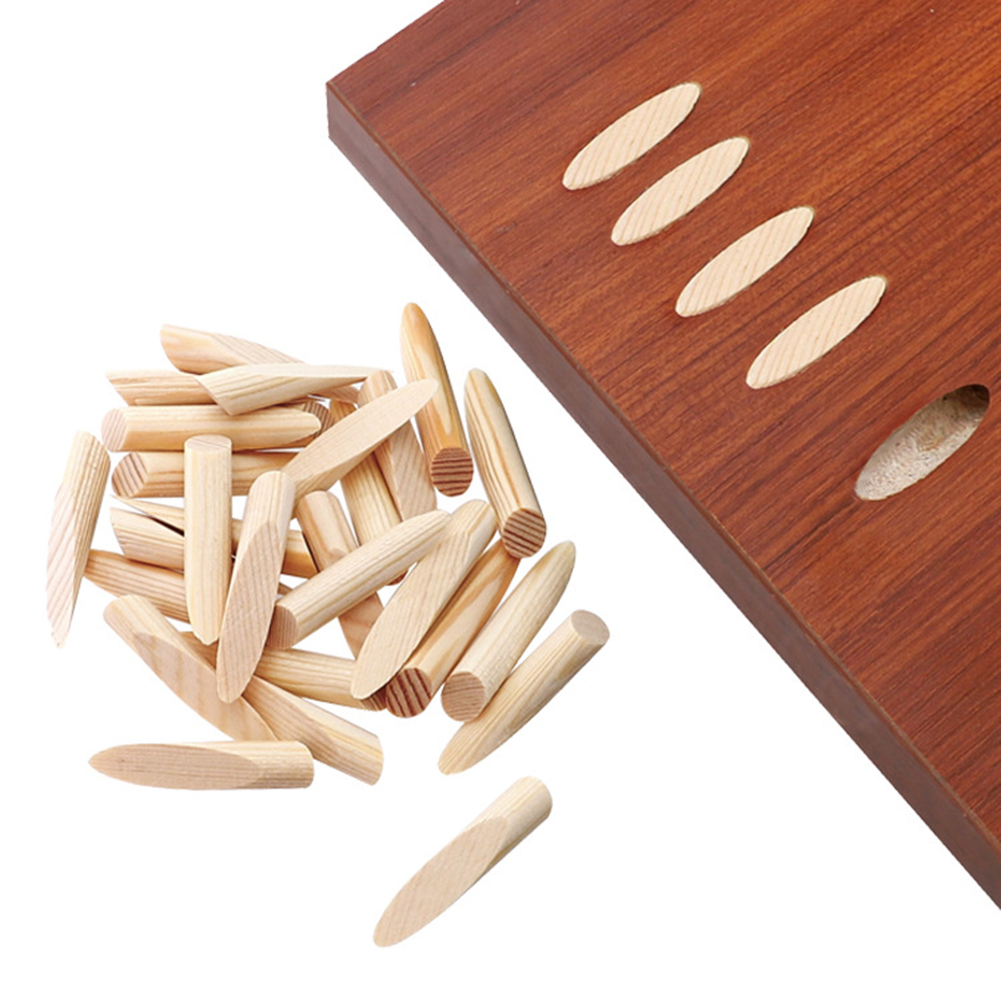 thumbnail image 3 of Tapones para agujeros/bolsa de bolsillo para muebles de carpintería, unión de madera de pino, 50 Uds., 3 of 5