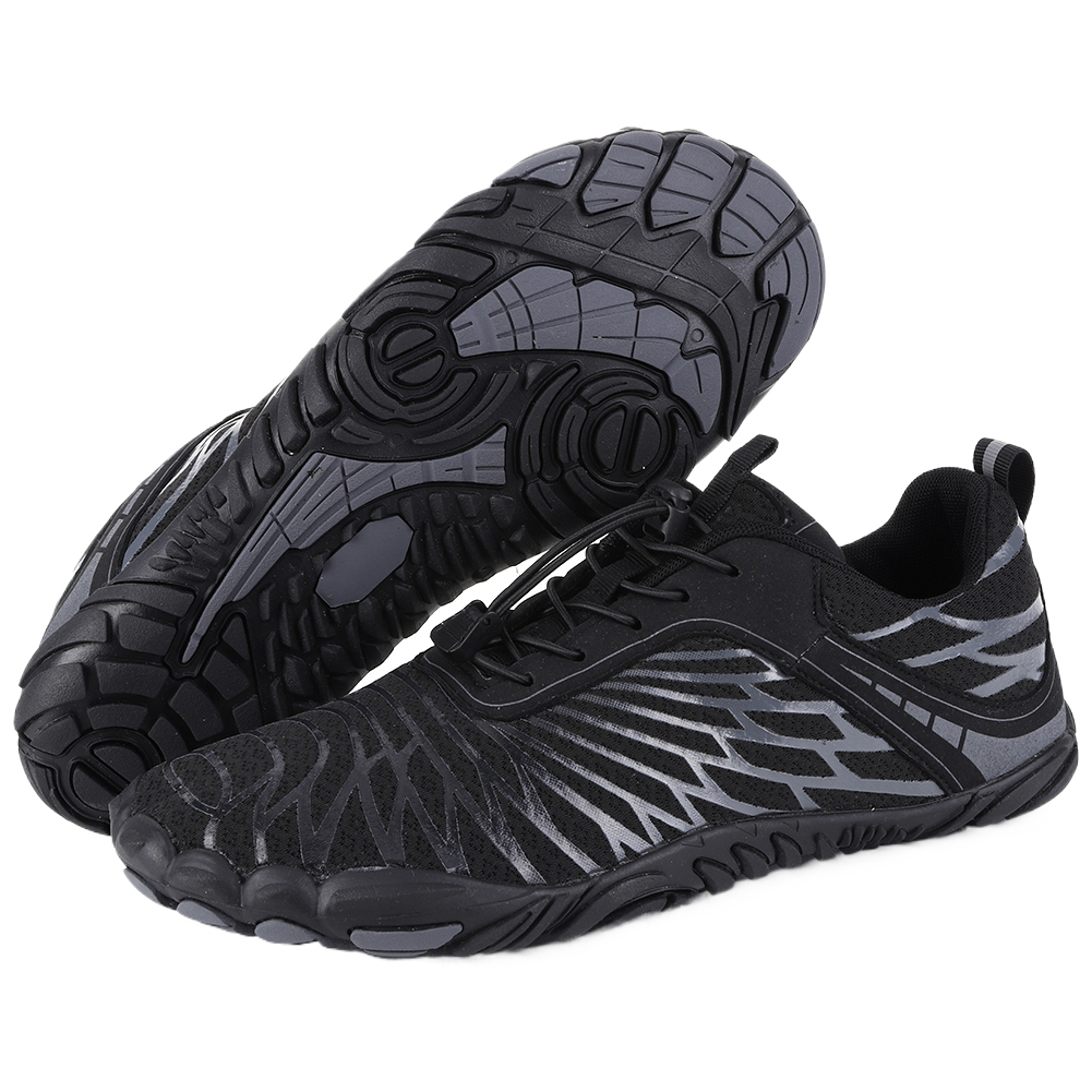 thumbnail image 2 of Zapatos Zapatos de Playa Descalzos Secado Rápido Antideslizantes para Hombre Mujer (43) Negro, 2 of 3