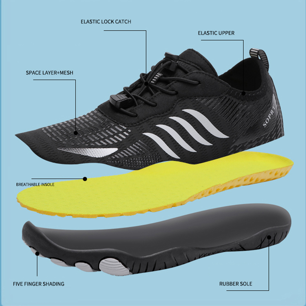 thumbnail image 5 of Zapatos de playa Zapatos de río transpirables para nadar Senderismo Navegación Buceo Surf, 5 of 9