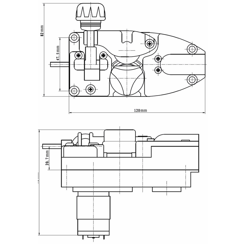 thumbnail image 2 of Alimentador de alambre Duty MIG Asamblea Máquina de alimentación para máquina soldadora Mig (DC24V), 2 of 7