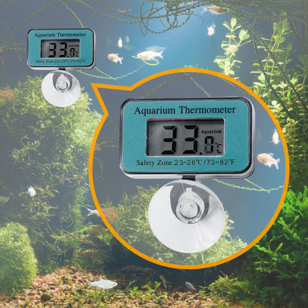 thumbnail image 4 of -50 a +70 ℃ LCD Digital Fish Tank Acuario Termómetro Succión Medidor de temperatura del agua, 4 of 9