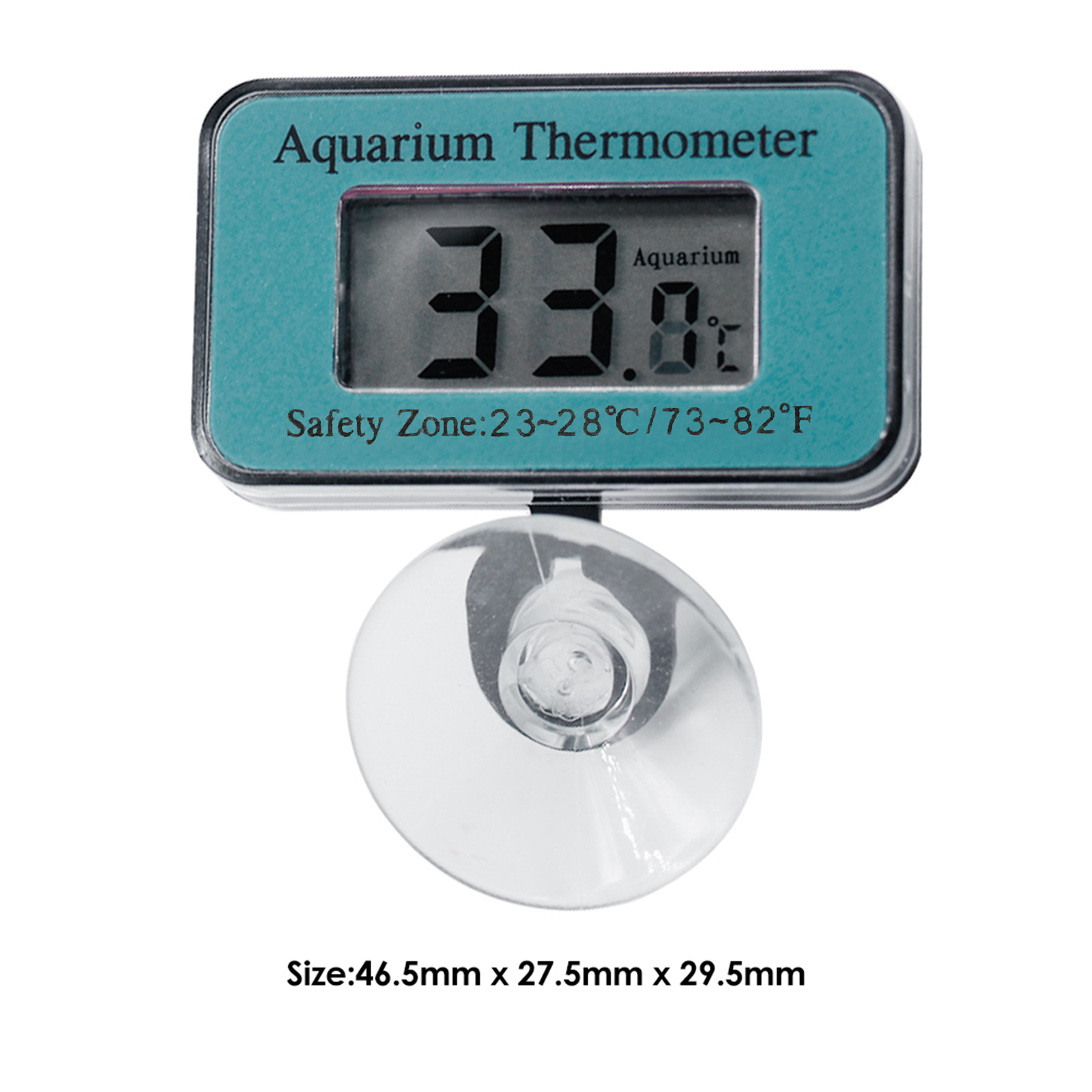 thumbnail image 2 of -50 a +70 ℃ LCD Digital Fish Tank Acuario Termómetro Succión Medidor de temperatura del agua, 2 of 9