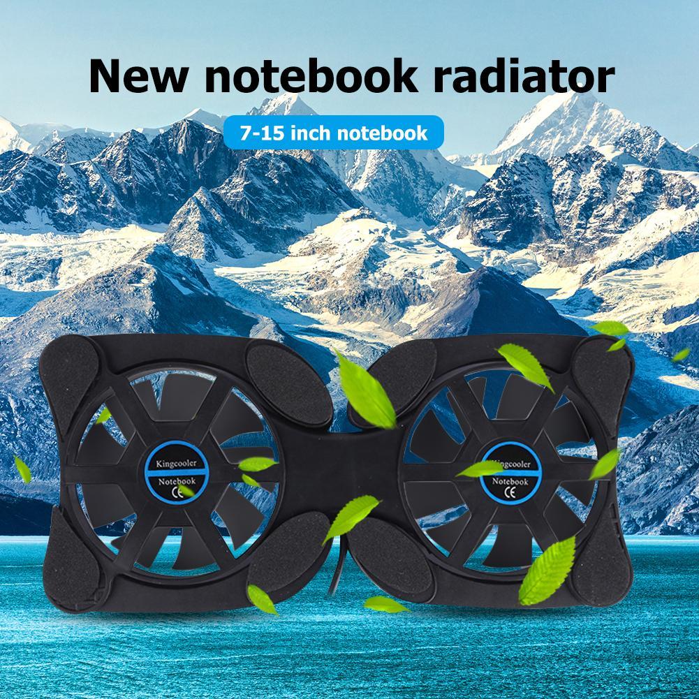 thumbnail image 3 of Laptop Cooler Portable plegable USB Dual Fan Cooling Pad para Notebook PC, 3 of 9