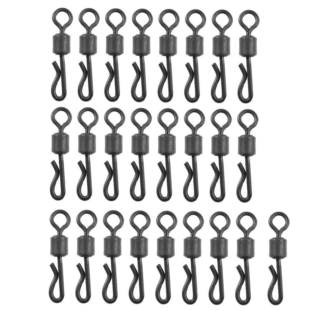 thumbnail image 2 of Aparejo de barril de terminal de conector de Pesca colgante giratorio en forma de Q (25 uds), 2 of 2