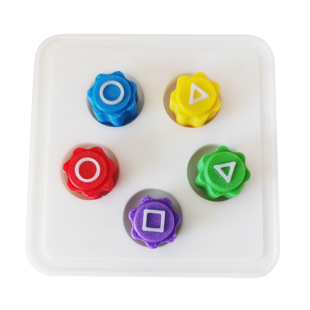 thumbnail image 2 of Juega Juego Set 1 Regalos tradicionales de guijarros de Gonggi Jack Stone (5 dados) White, 2 of 2